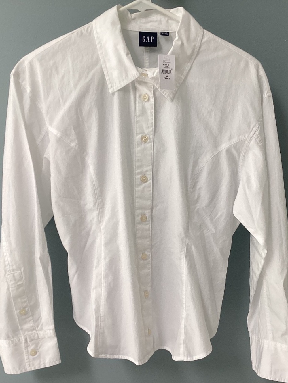 NWT GAP Organic Cotton Poplin Dolman Classic Shirt - Picture 5 of 5